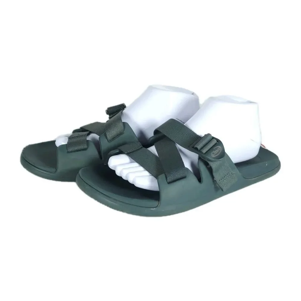 Chaco Men's Chillos US10 Green Strappy Flat Outdoors Slide Sandals